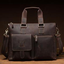 Load image into Gallery viewer, Crazy Horse Leather Briefcase
