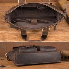 Load image into Gallery viewer, Crazy Horse Leather Briefcase