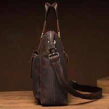 Load image into Gallery viewer, Crazy Horse Leather Briefcase