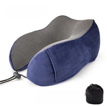 Load image into Gallery viewer, U-Shape Travel Pillow for Airplane Foam Neck Pillow