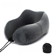 Load image into Gallery viewer, U-Shape Travel Pillow for Airplane Foam Neck Pillow
