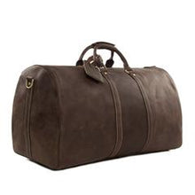 Load image into Gallery viewer, Leather Duffel Gym Overnight Bags