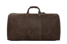 Load image into Gallery viewer, Leather Duffel Gym Overnight Bags