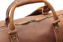Load image into Gallery viewer, Leather Duffel Gym Overnight Bags