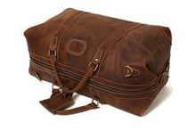 Load image into Gallery viewer, Vintage Leather Duffle Bag