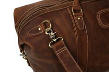 Load image into Gallery viewer, Vintage Leather Duffle Bag
