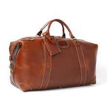 Load image into Gallery viewer, Vintage Leather Duffle Bag