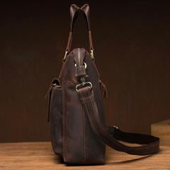 Crazy Horse Leather Briefcase