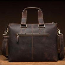 Load image into Gallery viewer, Crazy Horse Leather Briefcase
