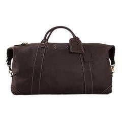 Vintage Leather Duffle Bag
