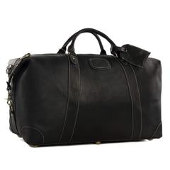 Vintage Leather Duffle Bag